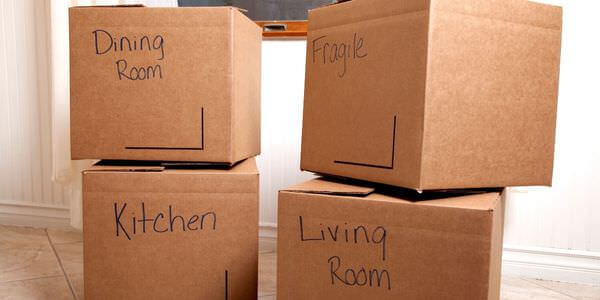 Beschriftete Umzugskartons für Küche und Esszimmer – Umzugskartons in Grevenbroich